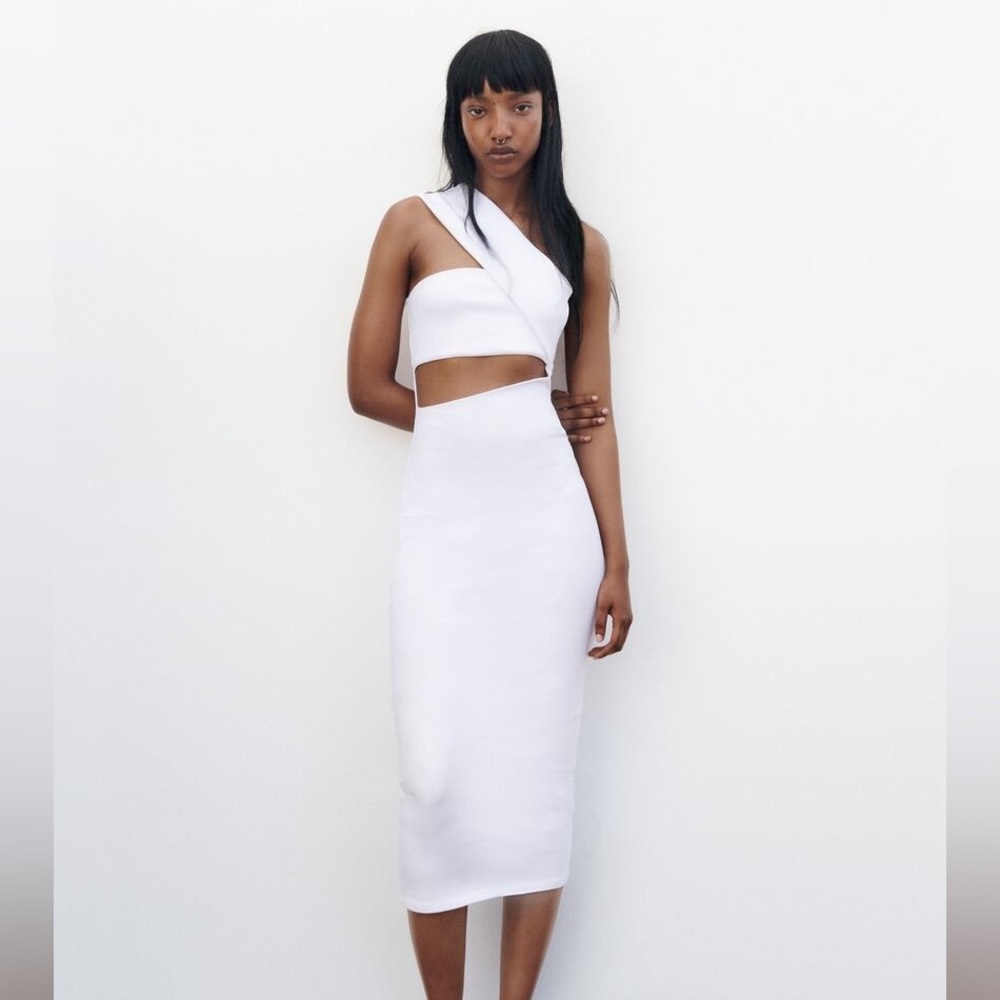 Zara asymmetrical dress